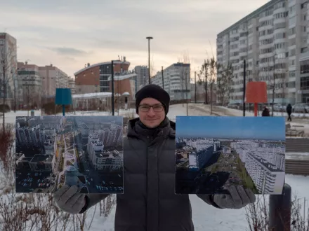 Белые цветы Казани — бульвар на месте парковки