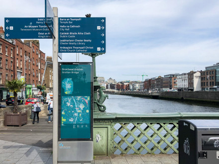 Городская навигация в Дублине